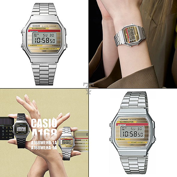 Casio A-168WEHA-9A portré kép